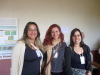 Amanda Fialho, Agnis de Souza y Raquel de Carvalho.