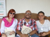 Juliana Barretto, Fabio Correia y Juliana Calvacanti.